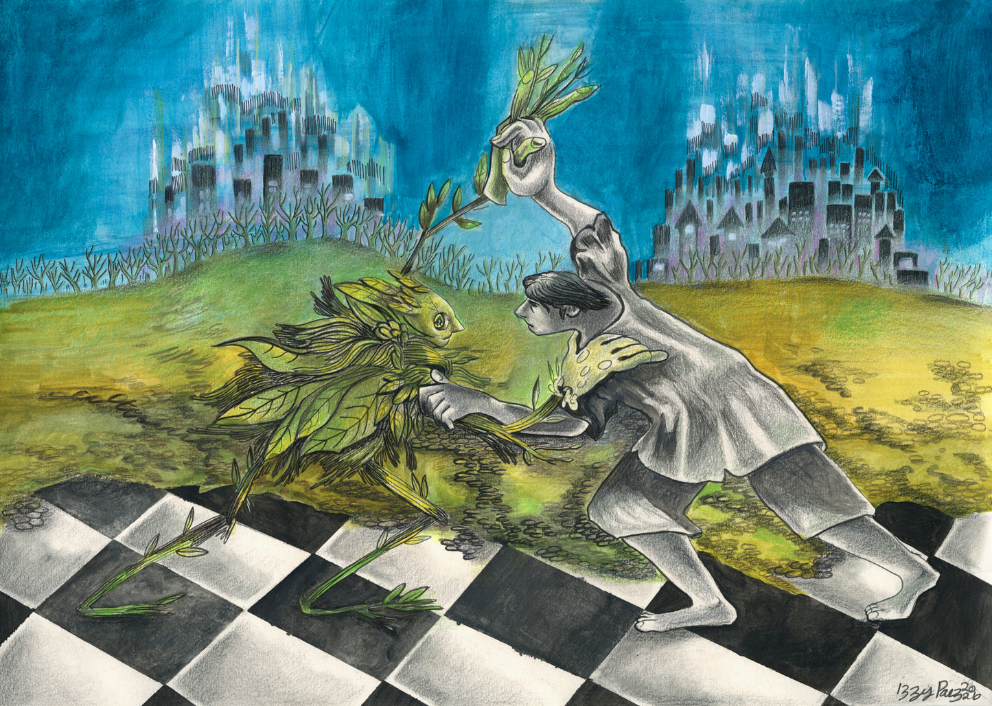 Between Worlds: Jacob Wrestling with the Angel