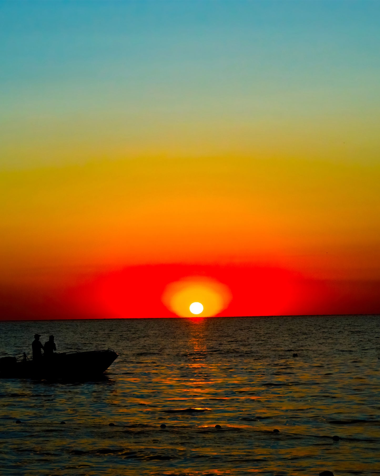 Sunset and Boat
