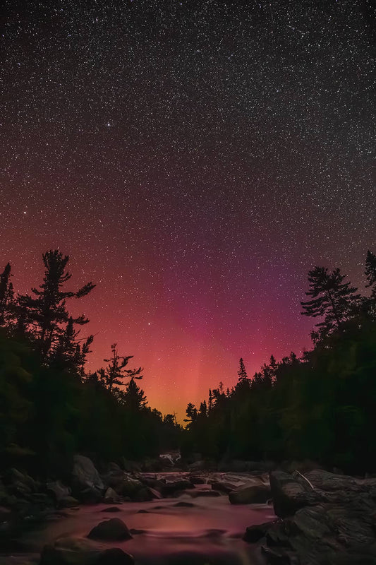 Northern Lights at Sand River Falls