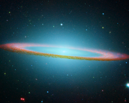 Infrared Sombrero Galaxy