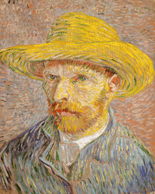 Self Portrait with a Straw Hat