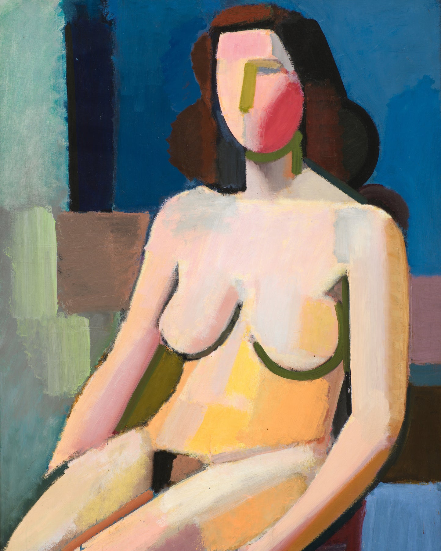 Seated Female Model