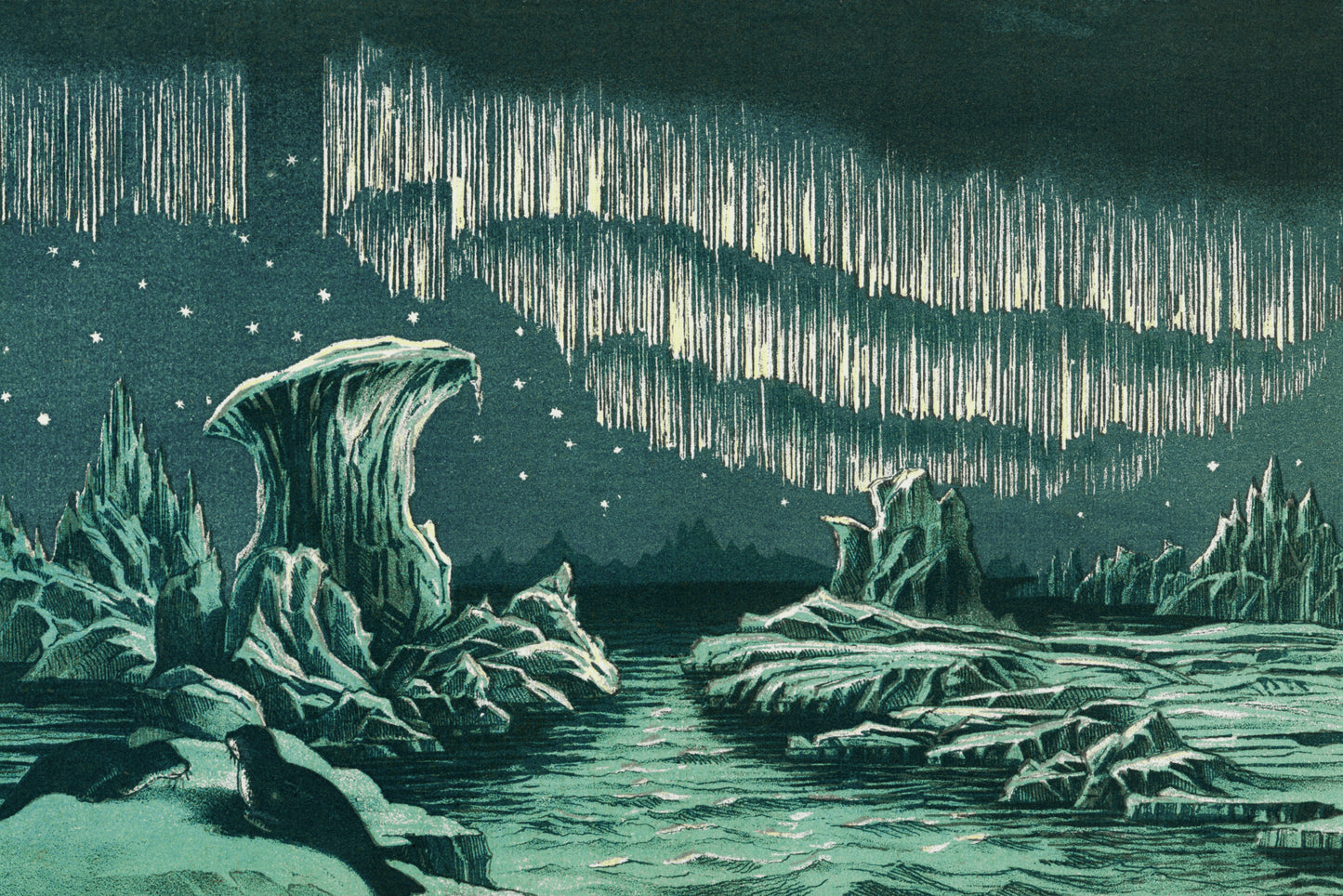 Aurora Borealis in High Latitudes